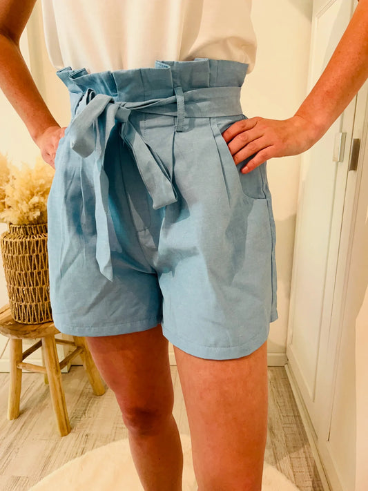 Short paperbag bleu